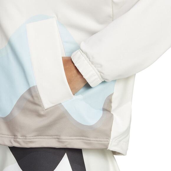 Adidas Marimekko Tennis Premium Jacket Women's Top Sports Crop Oversized XS - Picture 7 of 16